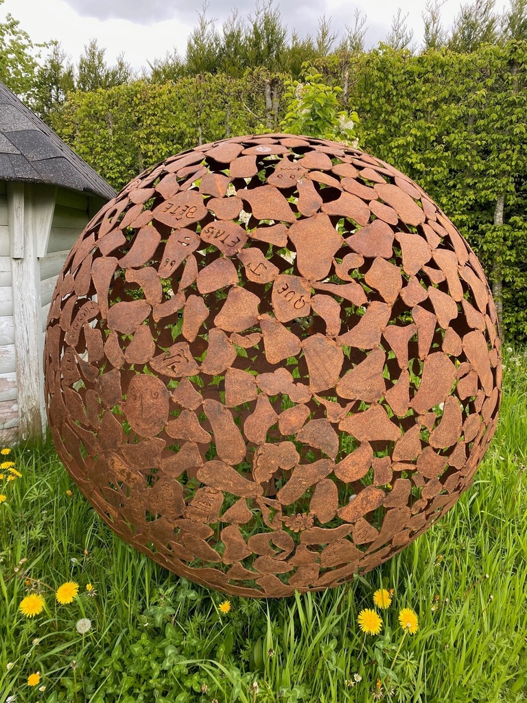 Sculpture "Que j'étais bête"