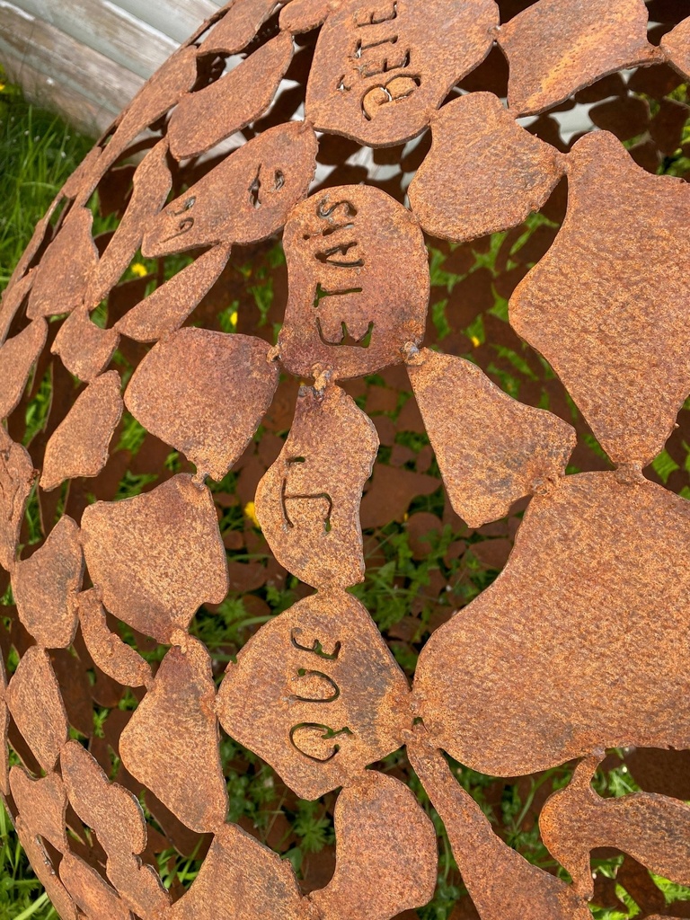 Sculpture "Que j'étais bête"