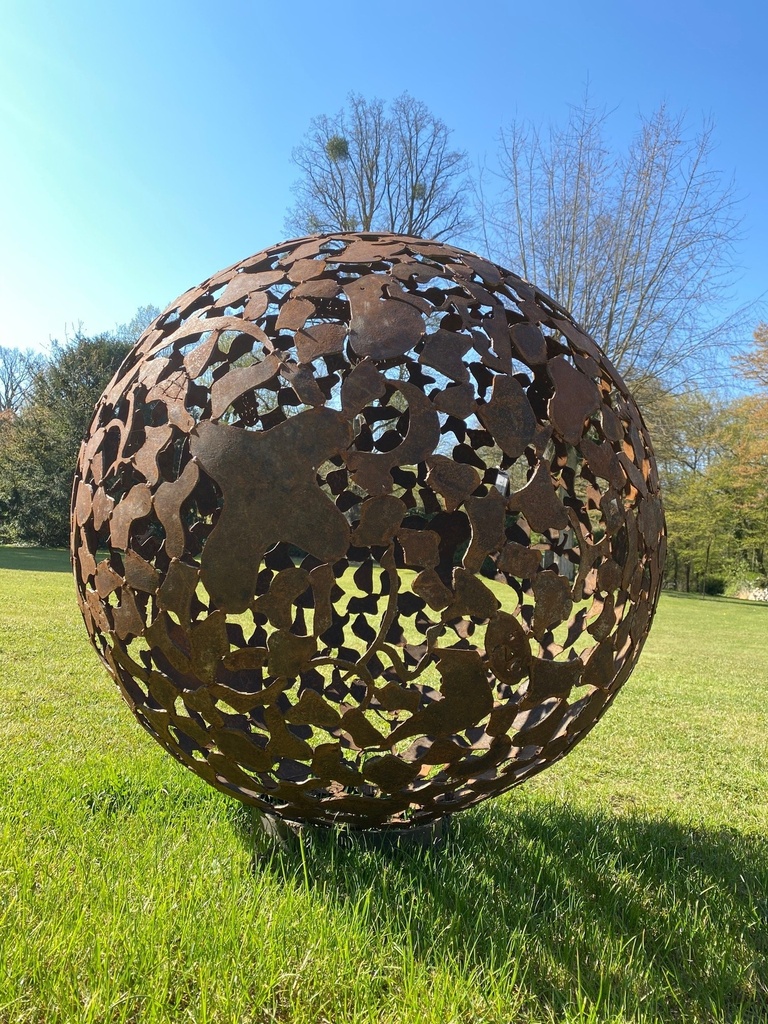 Sculpture "Que j'étais bête"